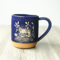 Book Cat Mug by Bread & Badger