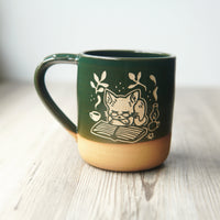 Book Cat Mug by Bread & Badger