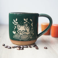 Book Cat Mug by Bread & Badger