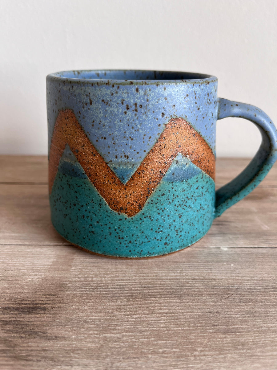 Seconds Summit Mug by KJ Pottery