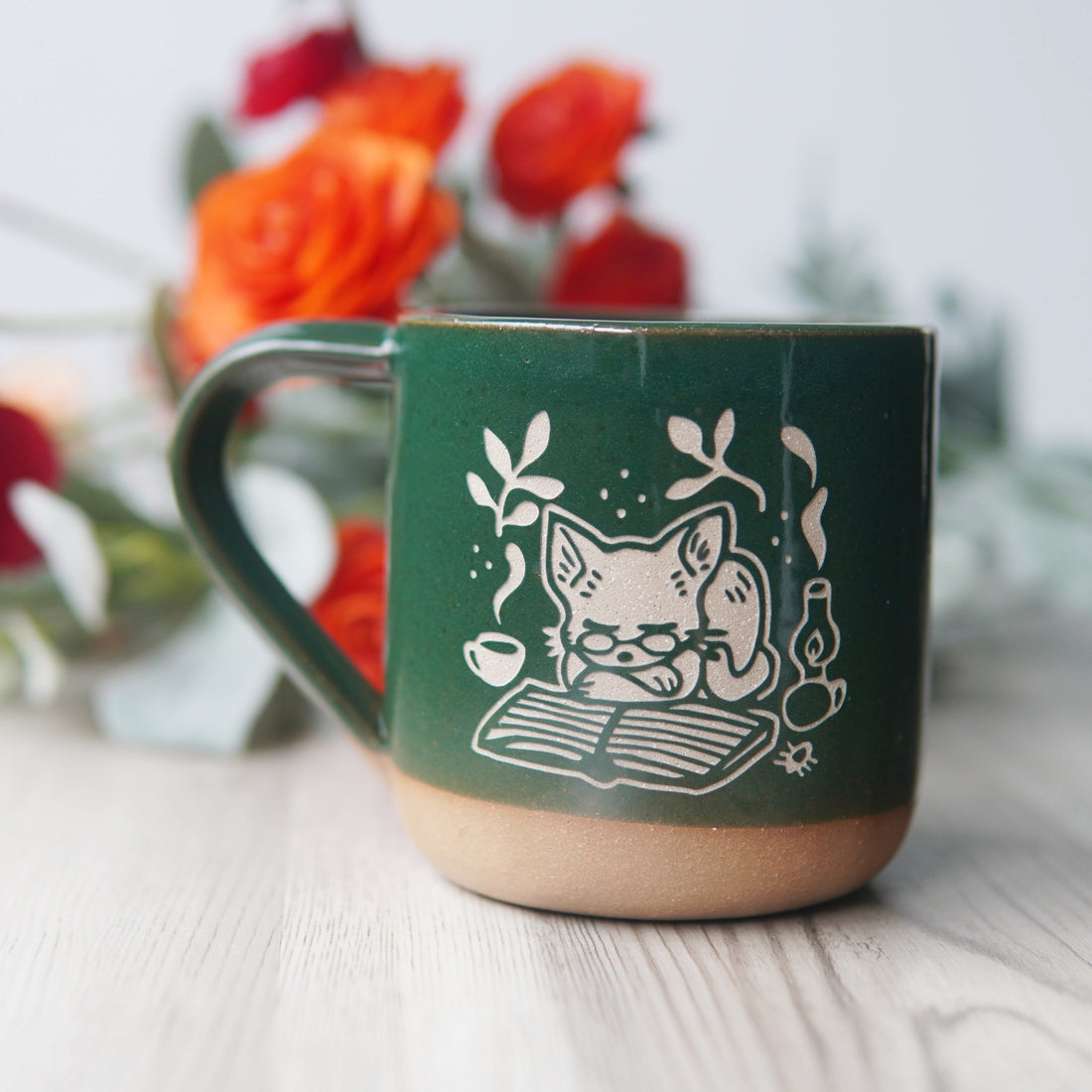 Book Cat Mug by Bread & Badger